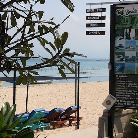 Yogi Beach Bungalow & The Blue Yogi Beach Restaurant Nusa Lembongan Exterior foto